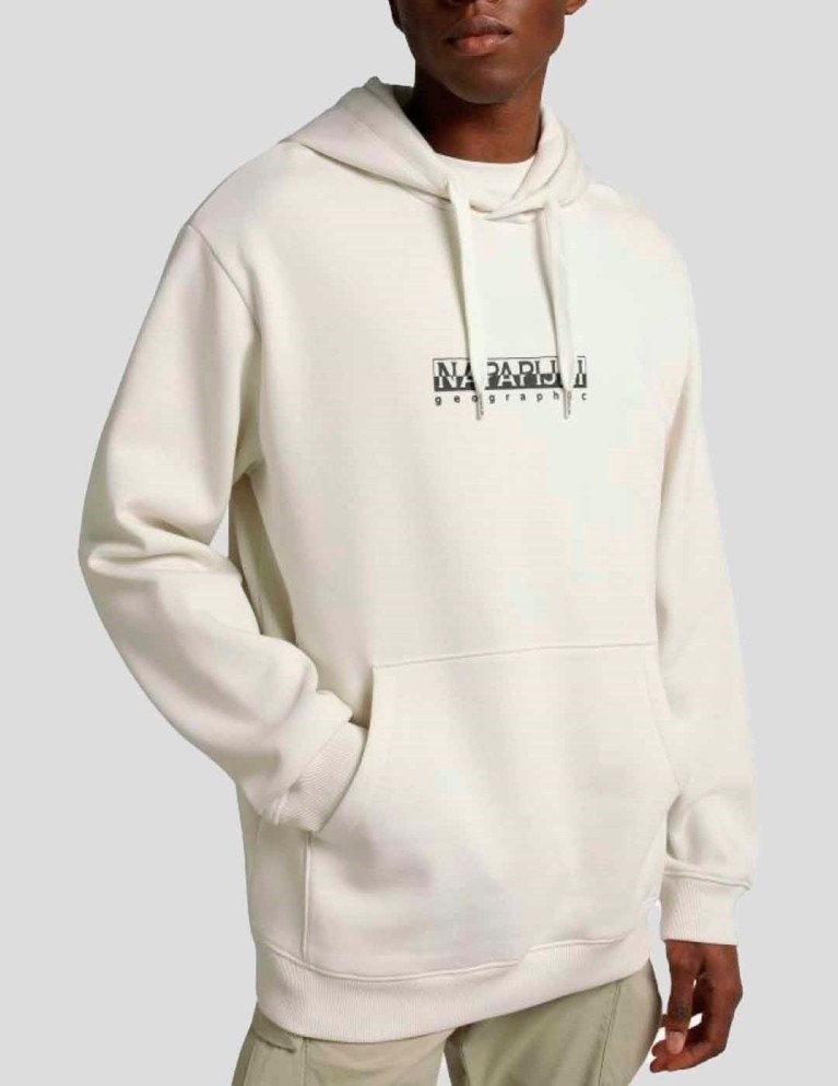 Sudadeira NAPAPIJRI b-box hoodie white whisper